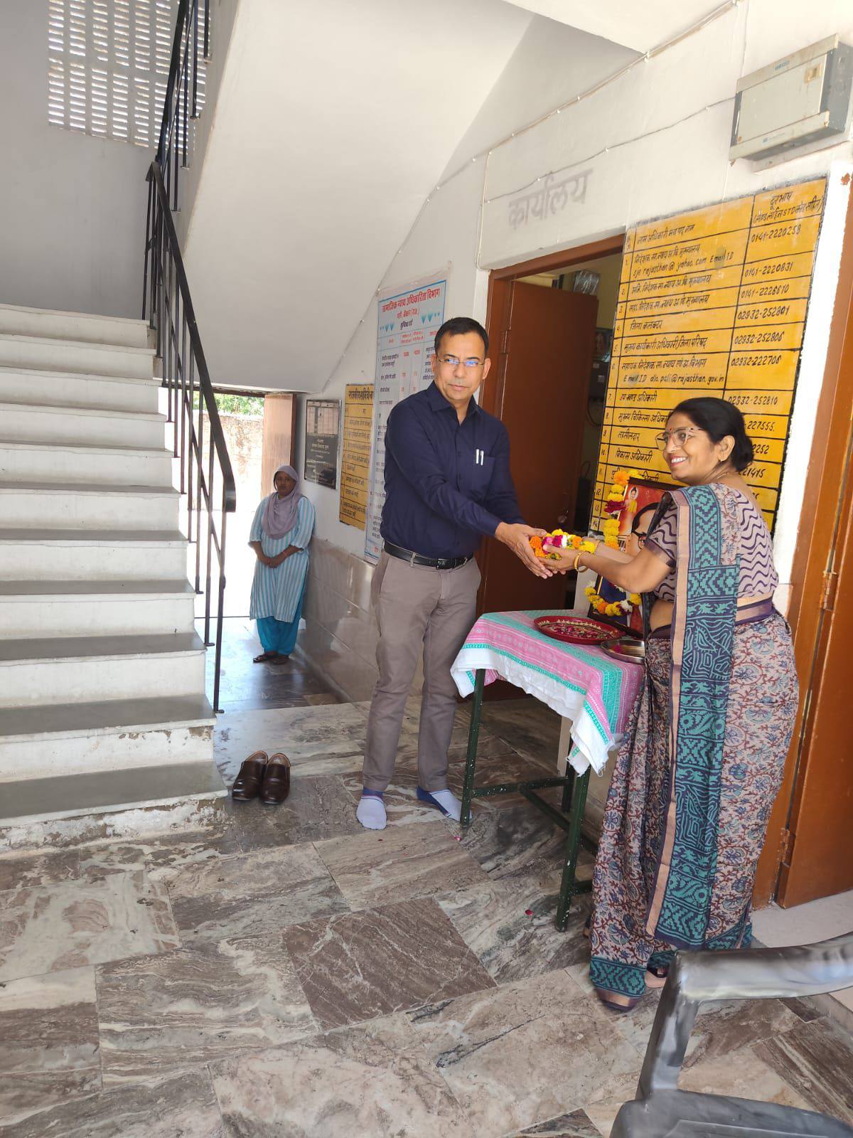 उपखंड अधिकारी विमलेंद्र राणावत ने किया छात्रावास का निरीक्षण