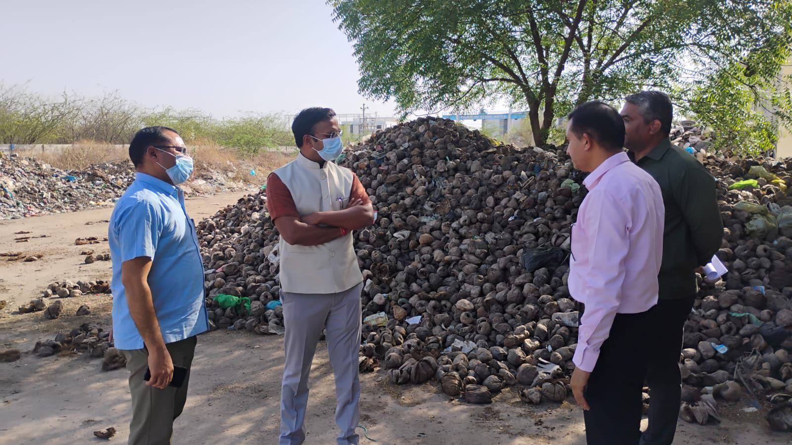 जिला कलेक्टर ने नगर निगम कचरा प्लांट का किया निरीक्षण, सुचारू संचालन एवं प्रभावी प्रबंधन के दिए निर्देश