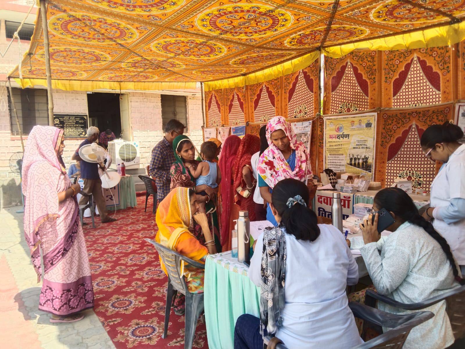 सरदार पटेल नगर में आयोजित आउटरीच कैंप में 84 मरीजों का हुआ उपचार