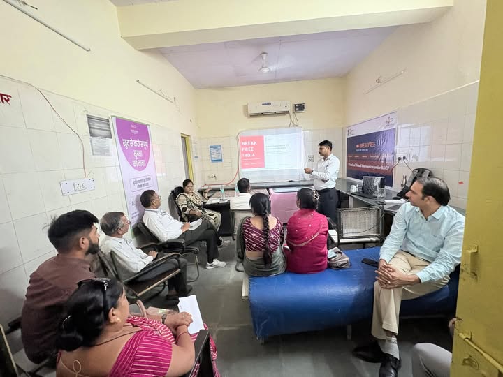 ब्रेकफ्री इंडिया प्लेटफॉर्म का पाली के बांगड़ अस्पताल स्थित ART सेंटर में शुभारंभ